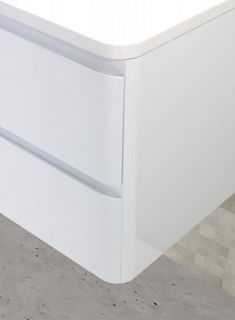 Тумба под раковину BelBagno подвесная 80x50см Bianco Lucido ALBANO-800-2C-SO-BL